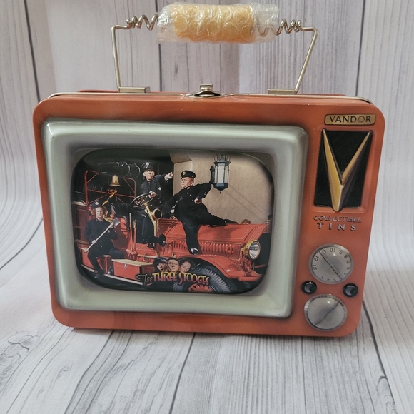 Vandor Three Stooges Vintage Tin Box TV antenna - Picture 7 of 8